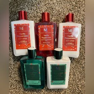 ME body wash and lotion